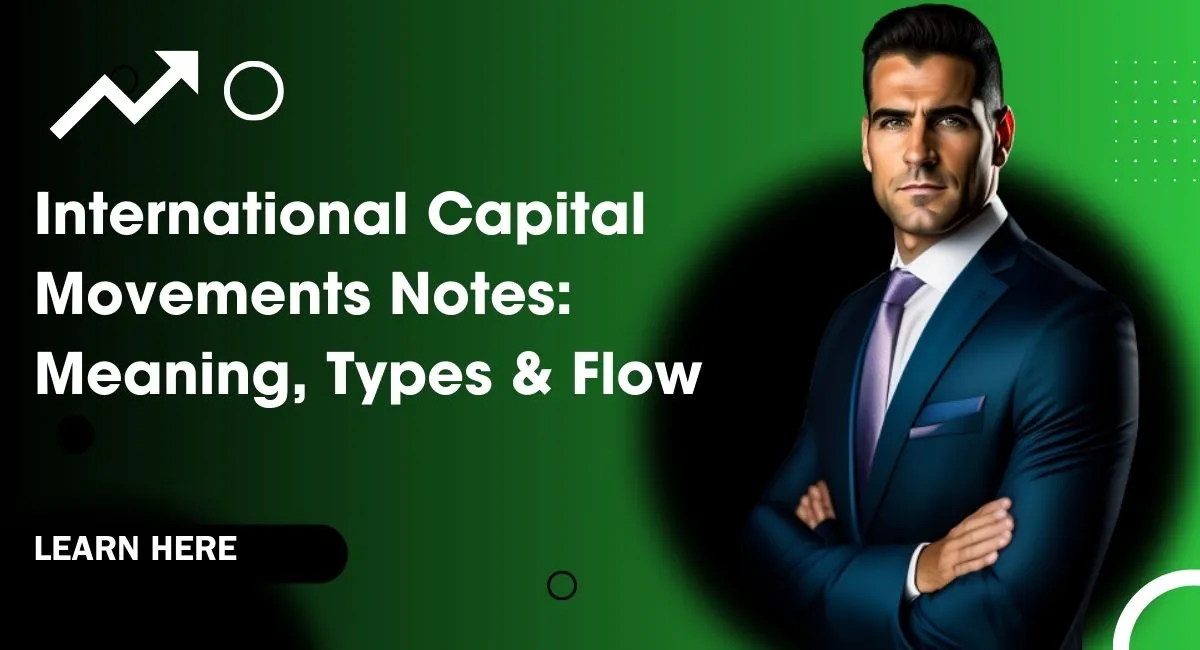 International Capital Movements Notes: Meaning, Types & Flow